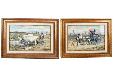 Lot Enrico Henri Coleman 1846 1911 Two Works