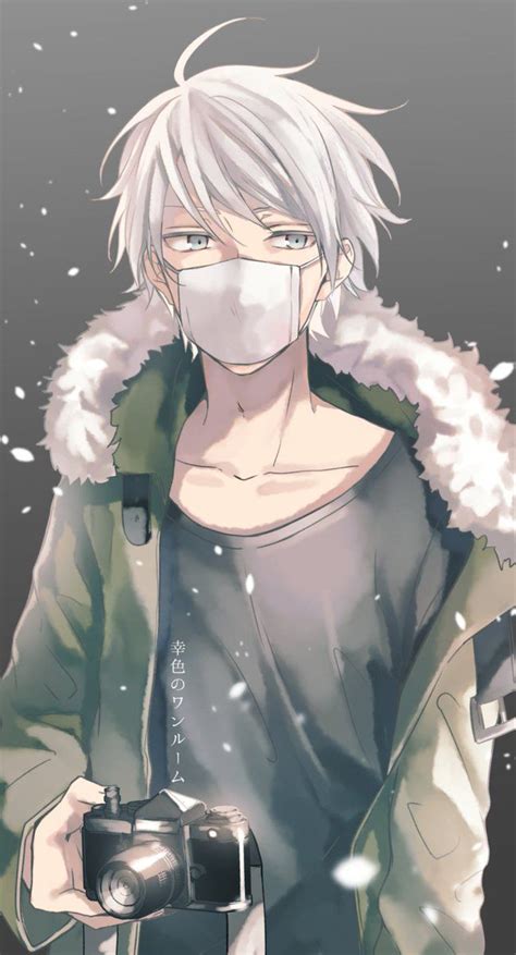 Встроенное Anime White Hair Boy Cute Anime Boy Handsome Anime