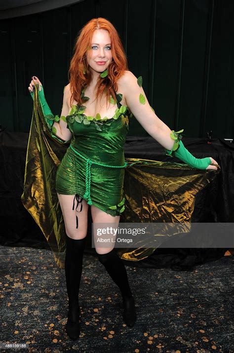 Actress Maitland Ward Dressed As Poison Ivy At The Long Beach Photo