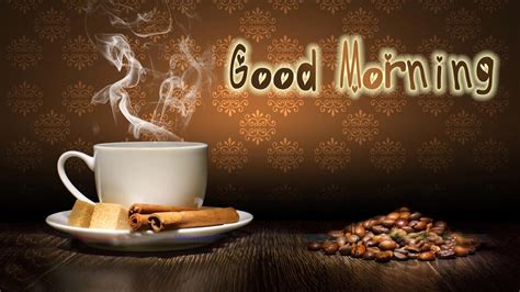 Good Morning With Coffee Hd Desktop Wallpaper Widescreen