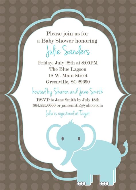 template    baby shower