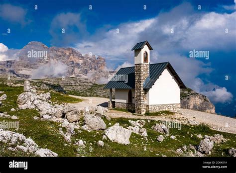 The Chapel Of The Alpini Chiesetta Degli Alpini Located Below The