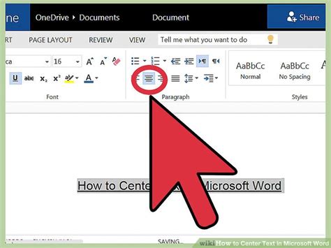 How To Center Text In Microsoft Word 10 Steps With Pictures