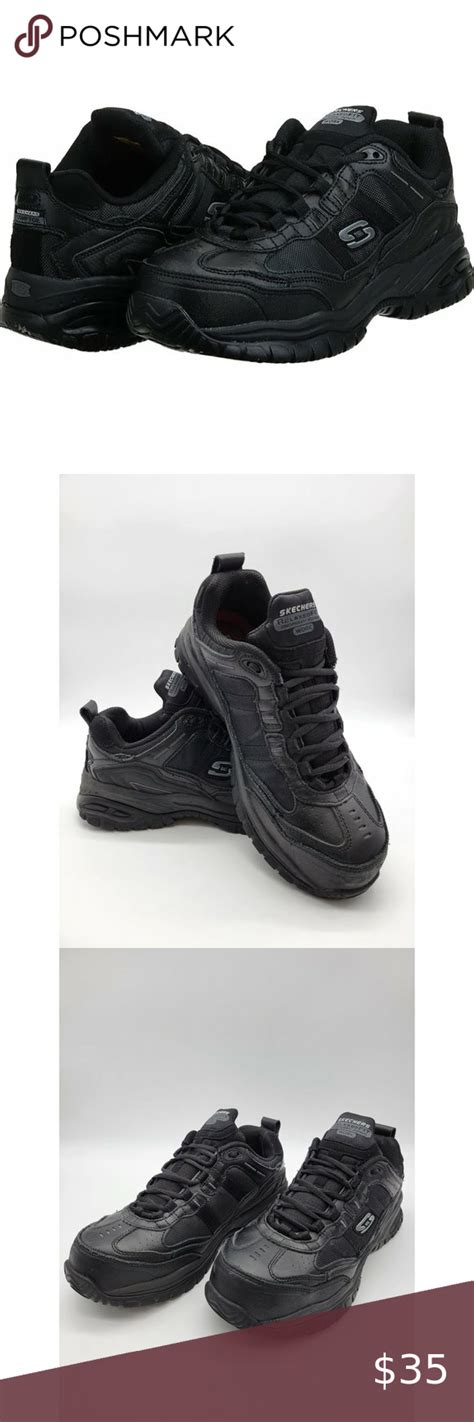 Skechers Mens Work Relaxed Fit Soft Stride Grinnel Comp Toe Shoes Size