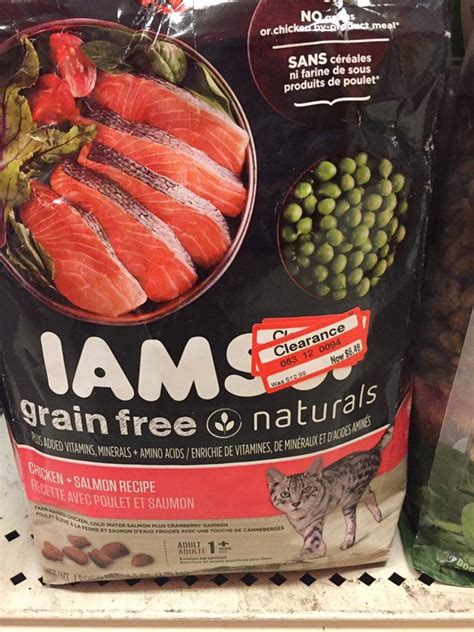 We formulate this dry cat food for weight control to help your feline friend maintain a healthy weight and add a natural fiber blend to help minimize hairballs. IAMs Grain Free Cat Food as low as $3.98 at Target! - My ...