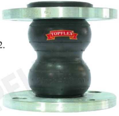 ขอตอยาง Rubber Joint รน Twin Sphere Rubber Expansion Joint Premier Hydraulic