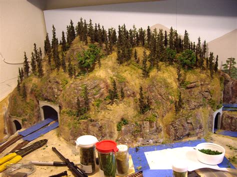 Layout Scenery Part I Mountain Terrain Tys Model Railroad