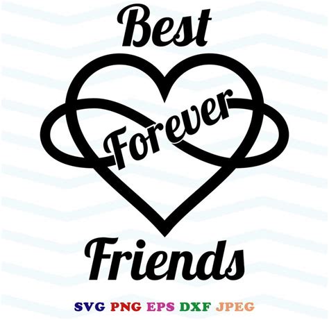Best Friends Forever Svg Love Svg Heart Svg Valentine