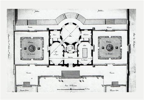 Château De Bagatelle François Joseph Bélanger 1777 Ground Floor Plan