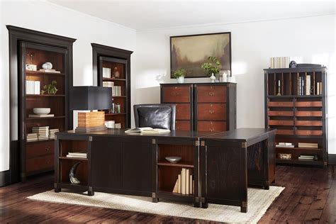 Telegraph Executive Desk In Spencer Brown Living Room Sets Furniture
