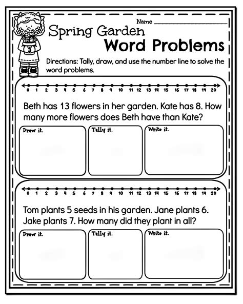 These word problems help children hone their reading and analytical skills; 10 Amazing 1st Grade Math Word Problems Worksheets Samples | Worksheet Hero