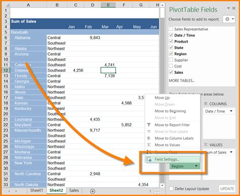 How To Change Layout On Pivot Table