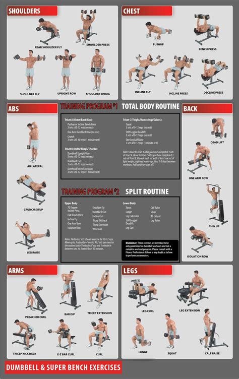 Printable Dumbbell Chest Workout