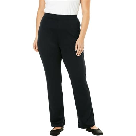 Woman Within Woman Within Women S Plus Size Bootcut Ponte Stretch Knit Pant
