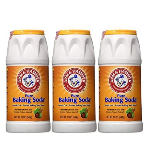 Arm And Hammer Pure Baking Soda Shaker 12 Oz Pack Of 3