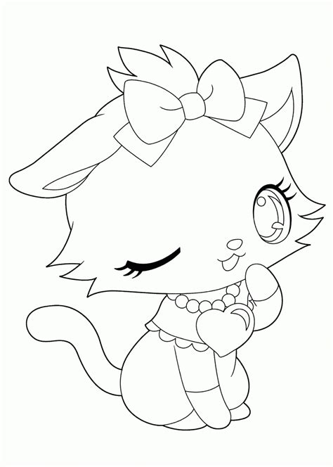Anime Angel Girl Coloring Pages