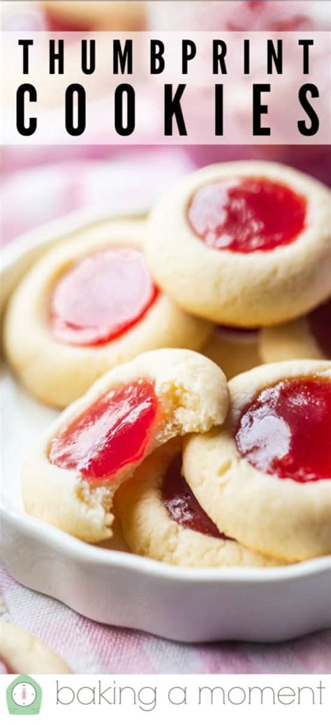 Jam Thumbprint Cookies So Soft Delicious Baking A Moment