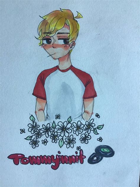 I Wanted To Draw Tommyinnit By Peachflavouredcans On Deviantart