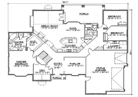 Traditional Style House Plan 6 Beds 3 Baths 2898 Sqft Plan 5 324