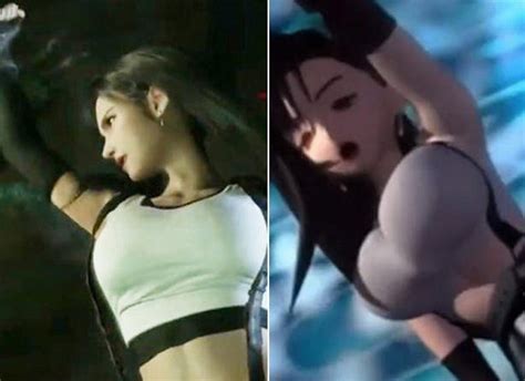 《最终幻想7重制版》蒂法乳量引争议 各版本形象对比自媒体新浪游戏新浪网