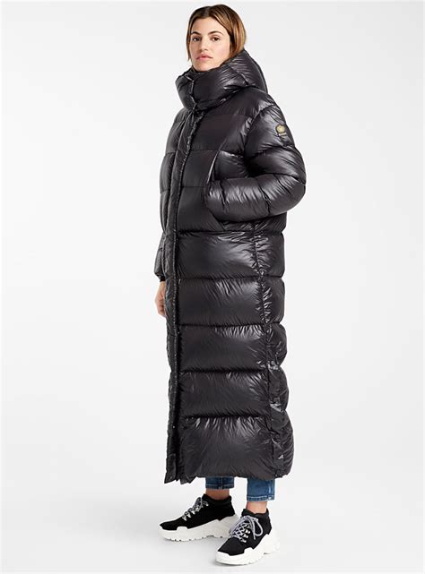 Lund Shiny Down Maxi Puffer Jacket Kanuk Womens Quilted And Down