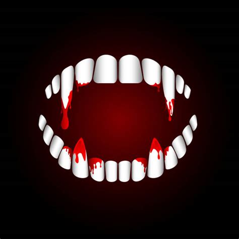 Vampire Teeth For Halloween Clip Art Vector Images And Illustrations