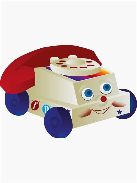 Toy Story 3 Chatter Telephone Sticker For Sale By The Moon Snail