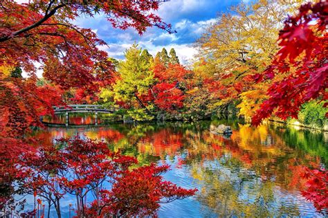 Fall Colors Reflection Wallpapers Wallpaper Cave