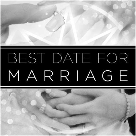 Best Date For Marriage Report Rootlight