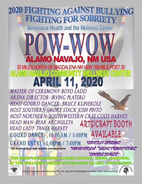 2020 Fighting Against Bullying - Fighting For Sobriety Pow Wow - Pow ...