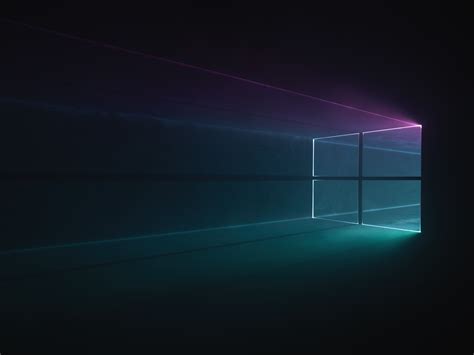Windows 10 Glowing Blue 4k Ultra Hd Fond Decran And Arriere Plan Images