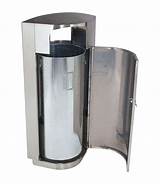 Commercial Stainless Steel Trash Cans