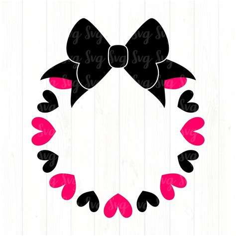 Download Bow Heart Monogram svg,Monogram Valentine svg,Valentine ...