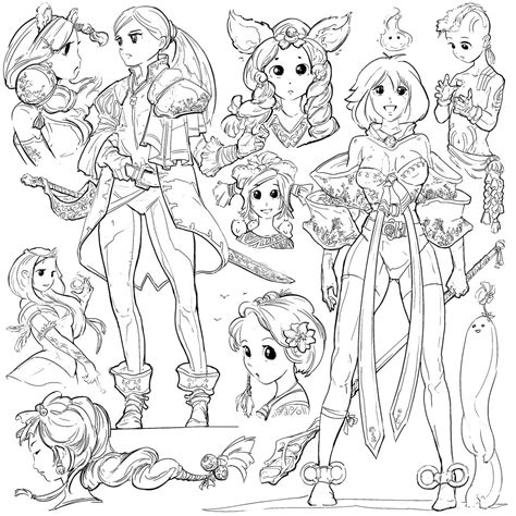 Dibujos De Chicas Anime Para Colorear 100 Dibujos Para Colorear