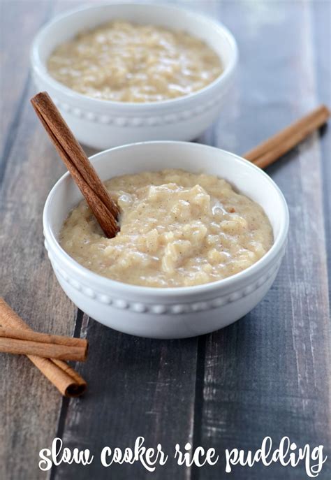 Slow Cooker Rice Pudding Easy Creamy Lil Luna Recipe Slow