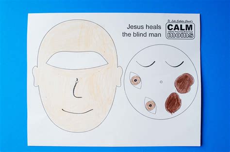 Jesus Heals The Blind Man Activities For Kids