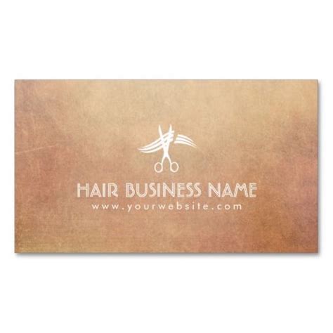 Vintage Scissor Icon Hair Stylist Business Cards