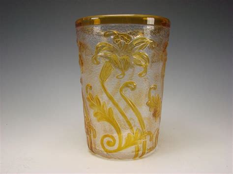 Antique Webb English Lily Heavy Carved Cameo Glass Vase Signed C1910 From Hideandgokeep On Ruby Lane