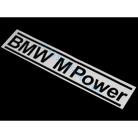 Bmw M Power Windshield Decal Style4