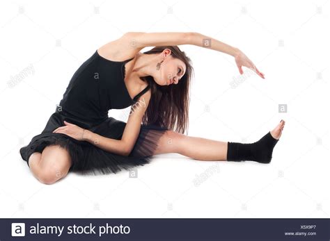 Ballet Dancer Doing Exercises High Resolution Stock Photography And