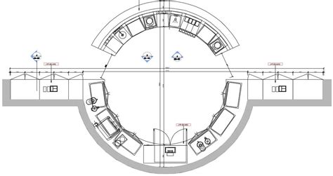 The Circular Kitchen Stated In This Auto Cad Drawing File Download
