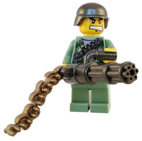 Minigun Soldier With Bullet Chain And Ammo Crate Heavy