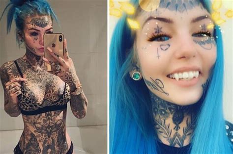 Dragon Girl Flaunts New Fangs After Spending £20000 On Body Mods