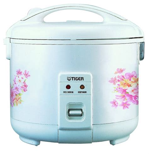 Tiger 5 5 Cup Floral White Rice Cooker Warmer Walmart Com