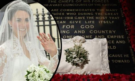 royal wedding 2011 kate middleton s bouquet returns to westminster abbey daily mail online