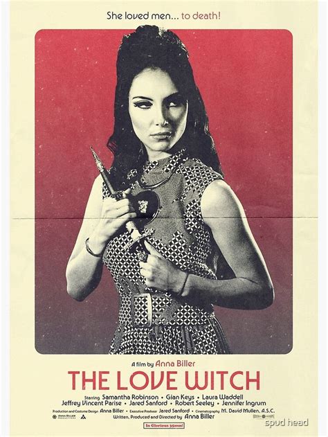 The Love Witch Poster By Spud Head In 2021 The Love Witch Movie Happy Movie Photography