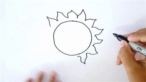 Cómo Dibujar Un Sol Paso A Paso Muy Fácil 2024 Dibuja Fácil