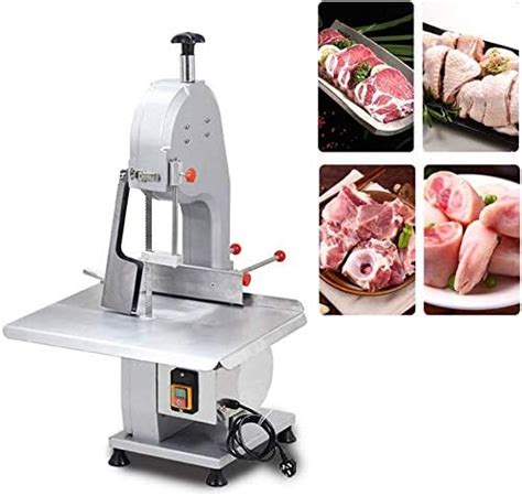 Electric Bone Cutting Machine W Commercial Frozen Meat Steak