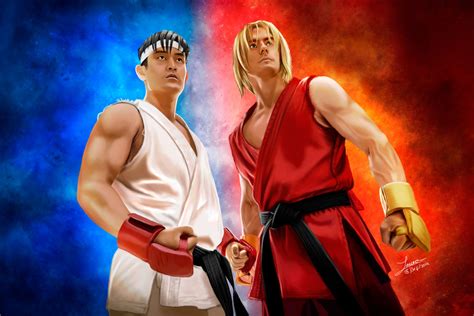 Ryu And Ken Street Fighter Assassins Fist By Reyindbz On Deviantart