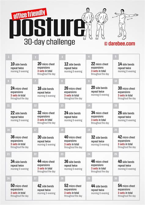 Day Stretch Challenge Printable Best Calendar Example
